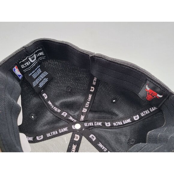 Chicago‎ Bulls NBA Ultra Game Tonal Charcoal Camo OSFM - Picture 8 of 8